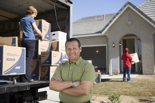Packing and loading furniture for a Kingsbury home removal