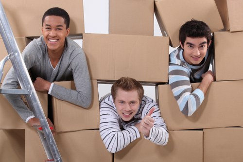 Office relocation team planning a business move in Kingsbury