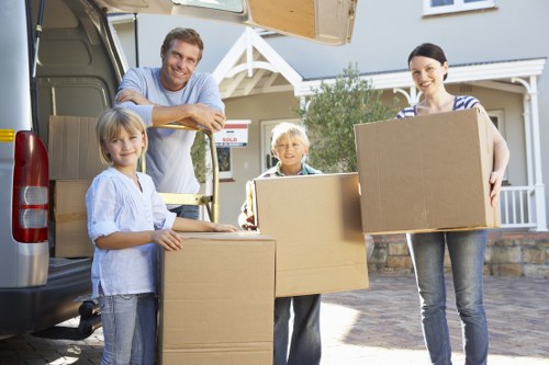 Commercial moving truck support for a business move in Kingsbury