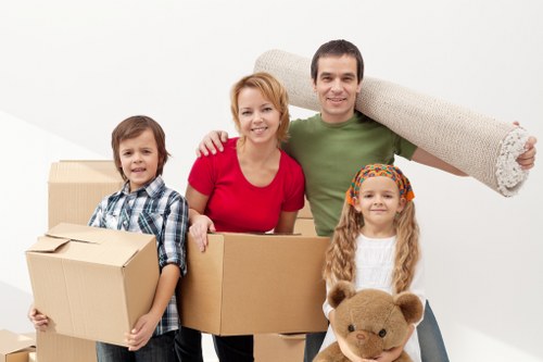 Careful furniture removal service for a Kingsbury townhouse or unit move